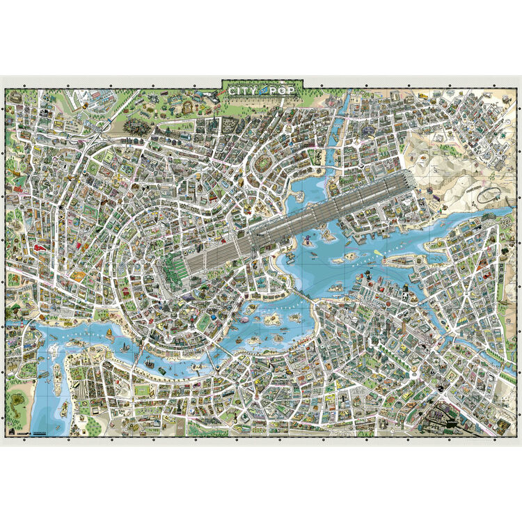 Product Παζλ 29844 St Maps City Of Pop 2000 Κομμάτια image