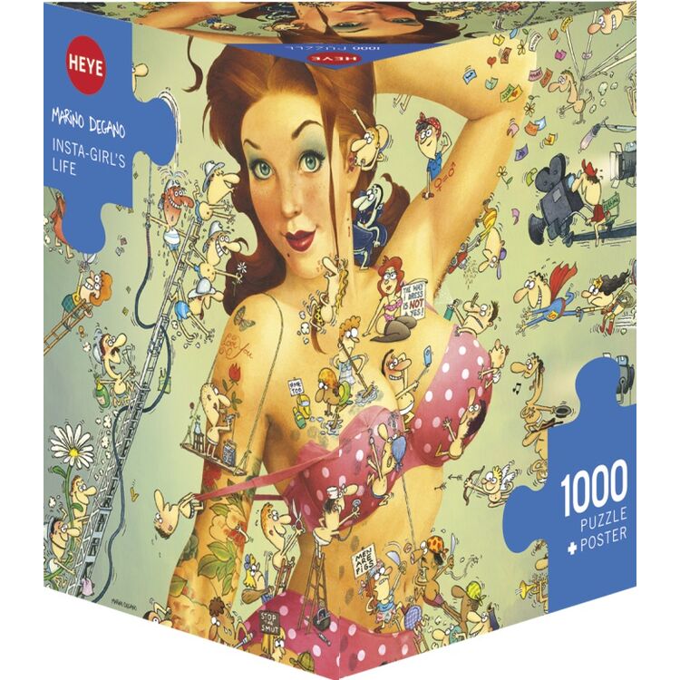 Product Puzzle 29992 St Degano Insta Girl's Life 1000 Pieces image