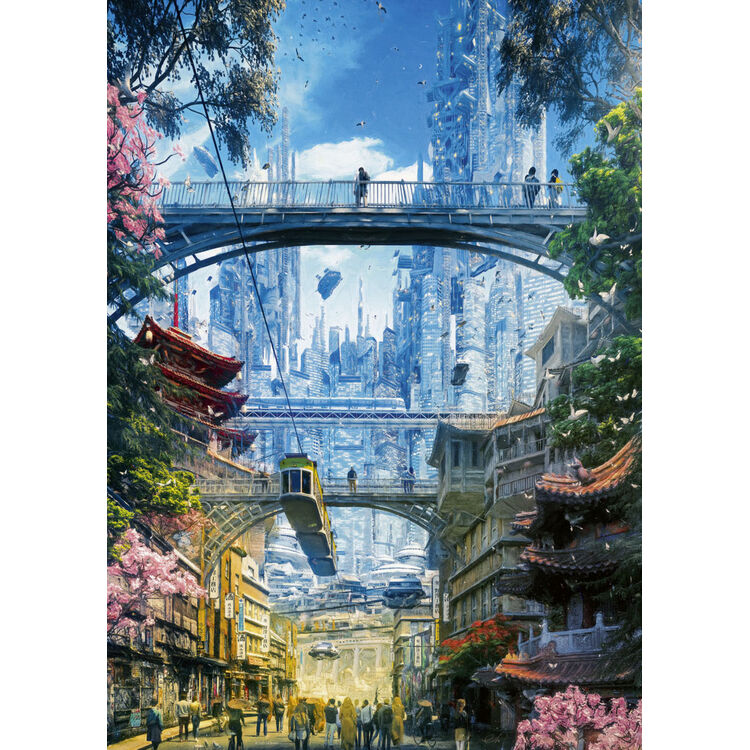 Product Puzzle 30038 St Future Cities Markets District 1000 Pieces image