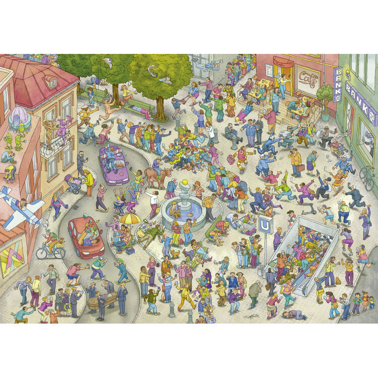 Product Puzzle 30045 Tr Mitgutsch Mobile Zombies 1000 Pieces image