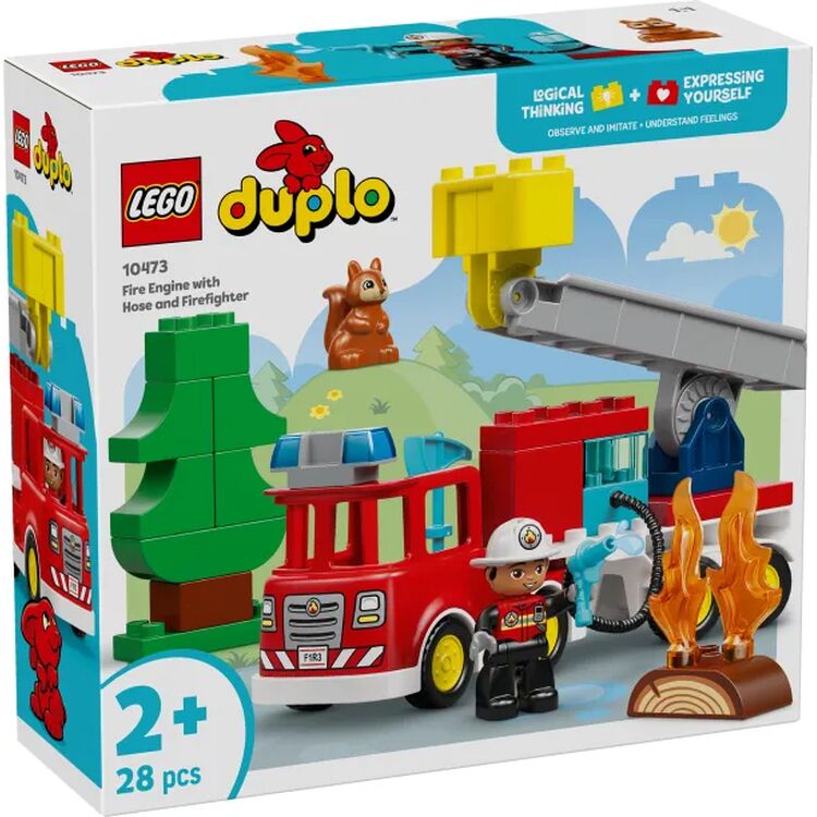 Product LEGO® DUPLO® Town: Fire Truck with Hose and Firefighter (10473) image
