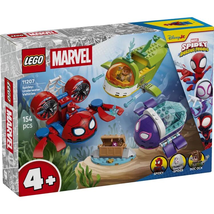 Product LEGO® Marvel: Spidey And His Amazing Friends Spidey: Underwater Vehicles (11207) image