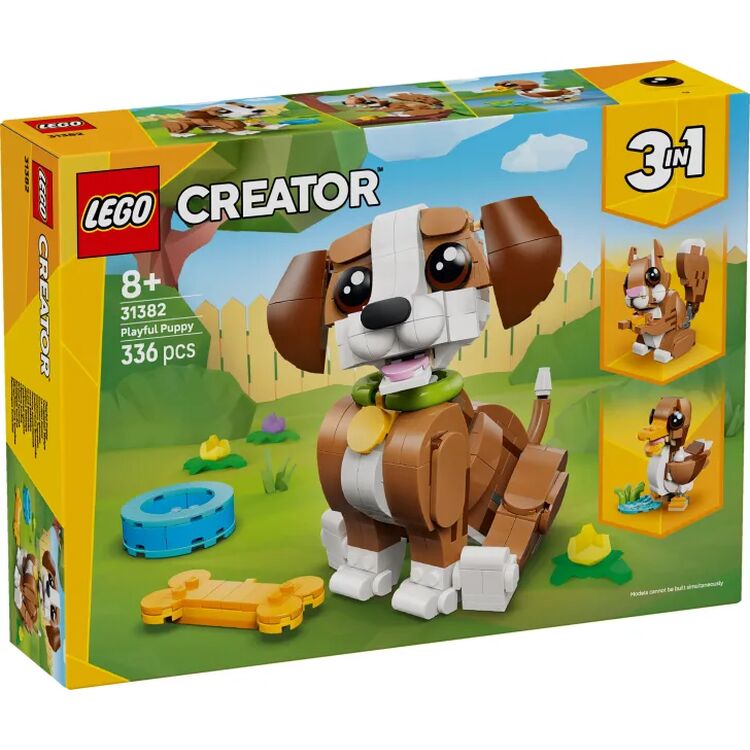 Product LEGO® Creator: Cute Animals: Playful Puppy Dog (31382) Along with an Easter Candle image