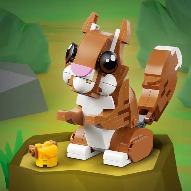 Product LEGO® Creator: Cute Animals: Playful Puppy Dog (31382) Along with an Easter Candle image