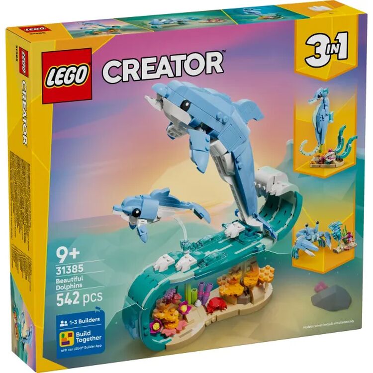 Product LEGO® Creator: Sea Animals: Beautiful Dolphins (31385) image