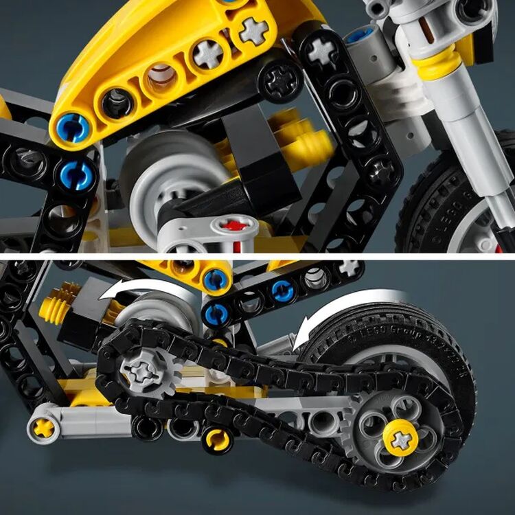 Product LEGO® Technic: Yellow Motorcycle (42225) image
