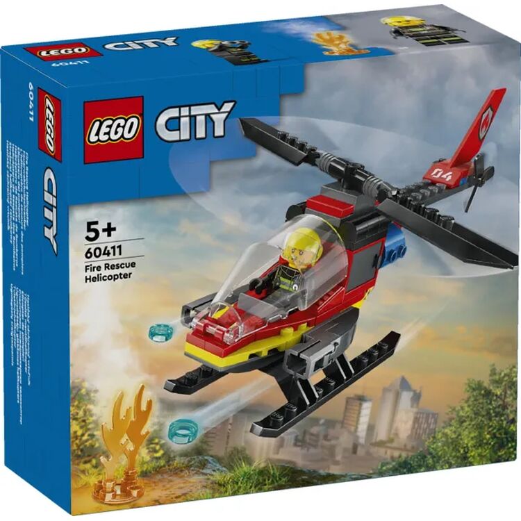 Product LEGO® City: Fire Rescue Helicopter Building Set (60411) image