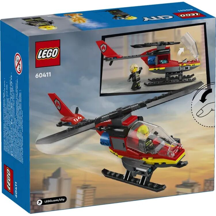 Product LEGO® City: Fire Rescue Helicopter Building Set (60411) image