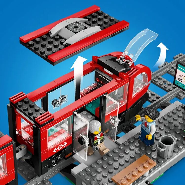 Product LEGO® City Downtown: Streetcar and Station (60423) image