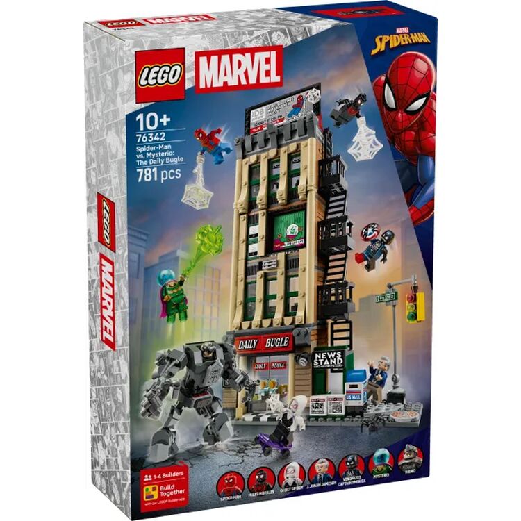 Product LEGO® Marvel: Spider-Man vs. Mysterio: The Daily Bugle (76342) Μαζί με Πασχαλινή Λαμπάδα image