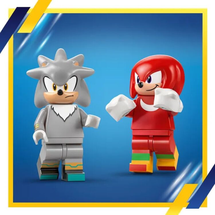 Product LEGO® Sonic the Hedgehog™: Silver’s Car vs. Knuckles’ Monster Truck (77118) image