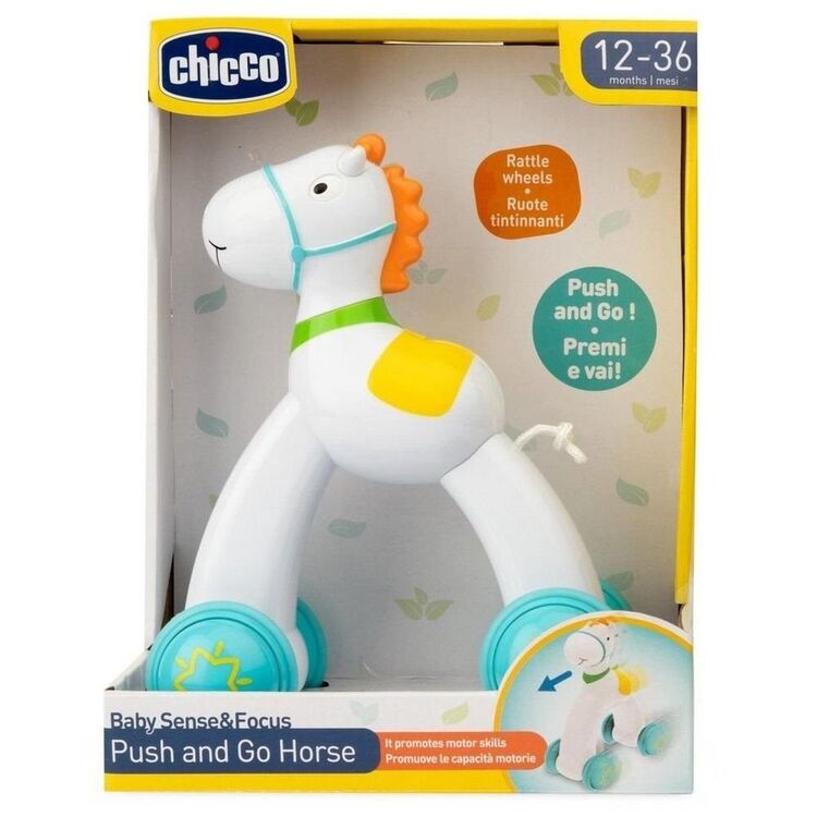 Product Βρεφικό Παιχνίδι Chicco Baby Sense & Focus: Push & Go Horse (Y03-09948-00) image