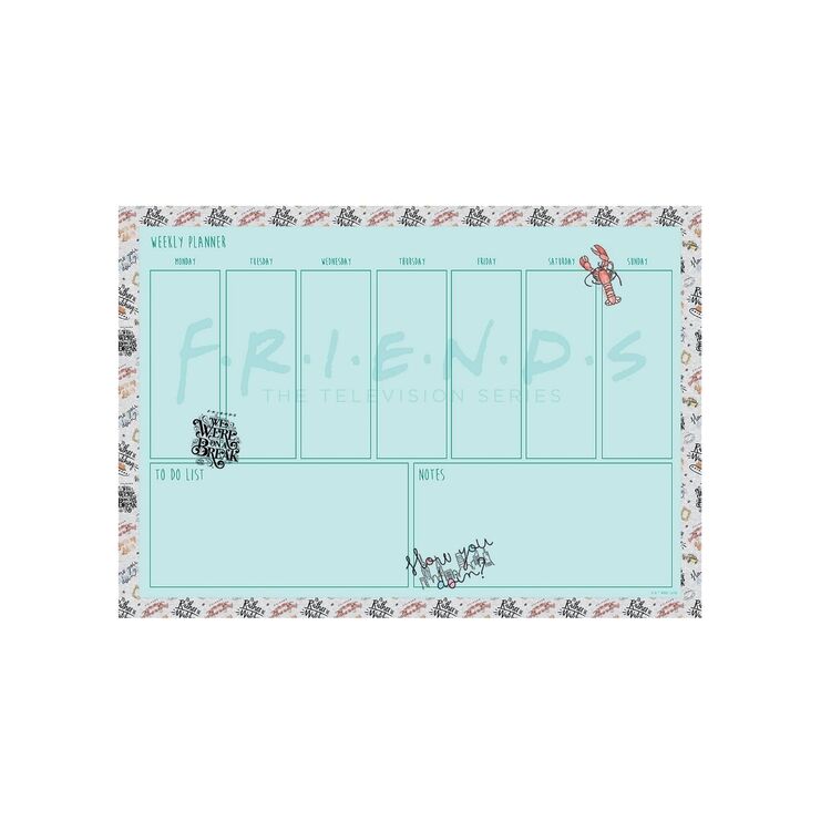Friends A4 Deskpad | Nerdom