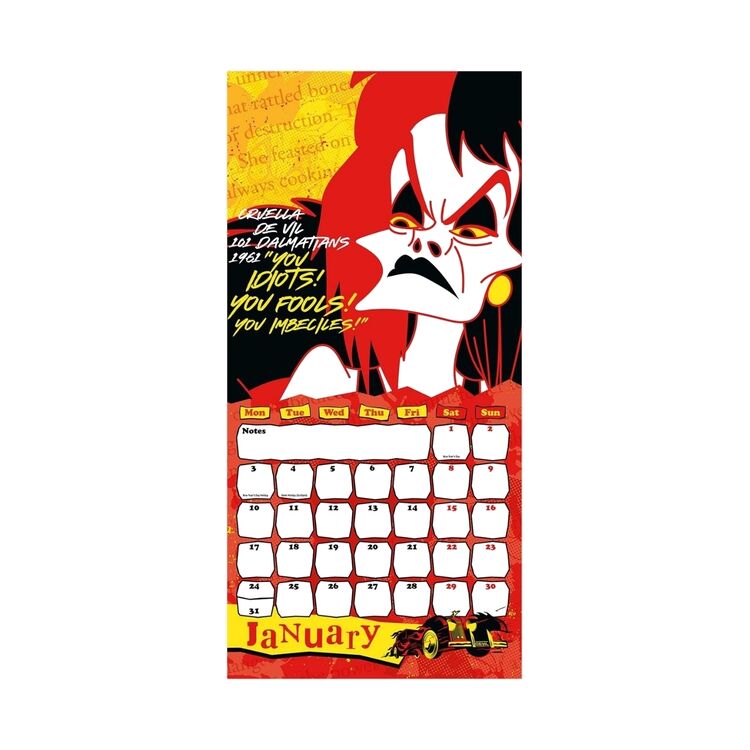 Product Calendar Disney Villains Square 2022 image