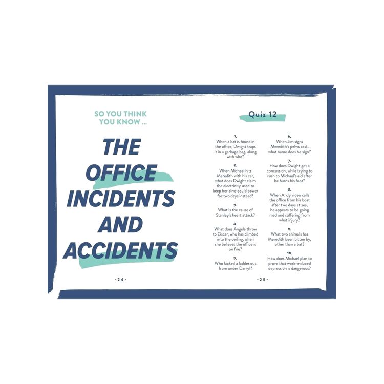 Product The Office Quizpedia : The ultimate book of trivia image