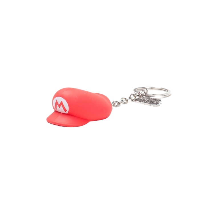 Product Nintendo Mario Hat 3D Rubber Keychain image
