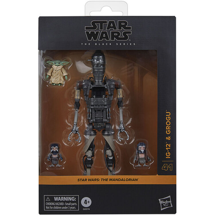 Product Hasbro Fans Disney Star Wars: The Mandalorian Black Series - IG-12 & Grogu Deluxe Action Figure (15cm) (G0074) image