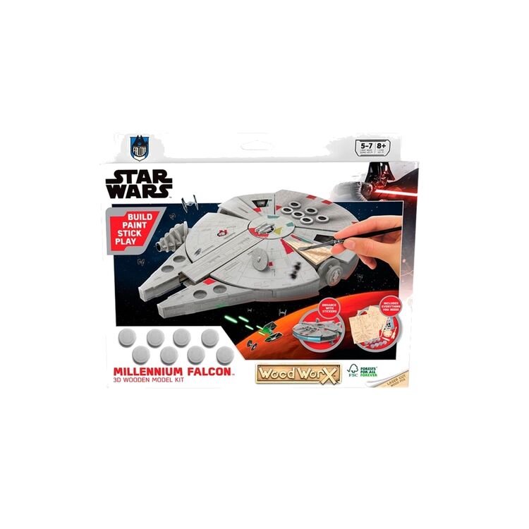 Product Star Wars Millenium Falcon Wooden Puzzle image