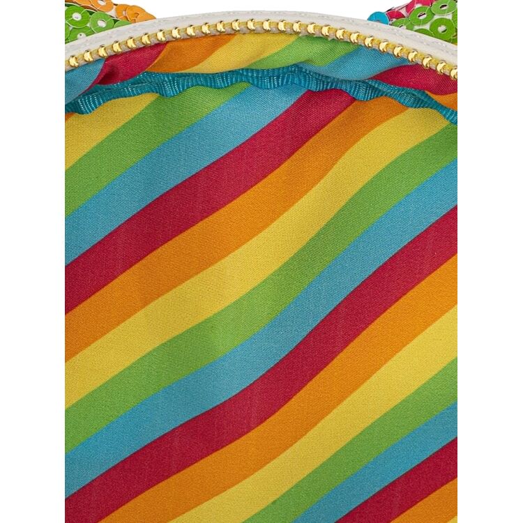 Product Loungefly Disney Sequin Rainbow Minnie Mini Backpack image