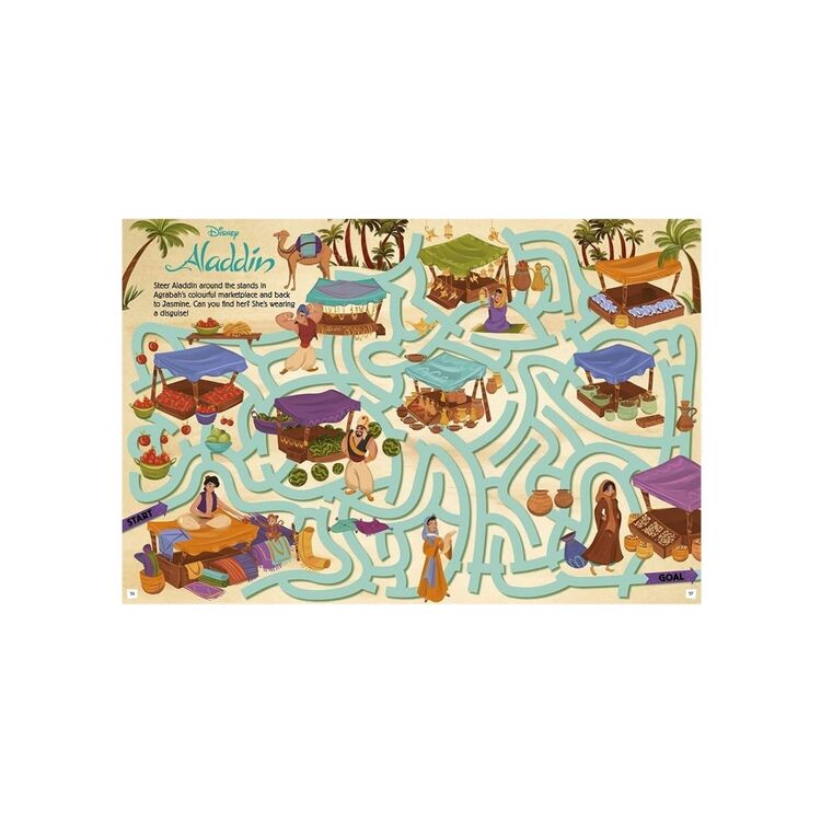 Product The Disney Book of Mazes : Explore the Magical Worlds of Disney and Pixar through 50 fantastic mazes image