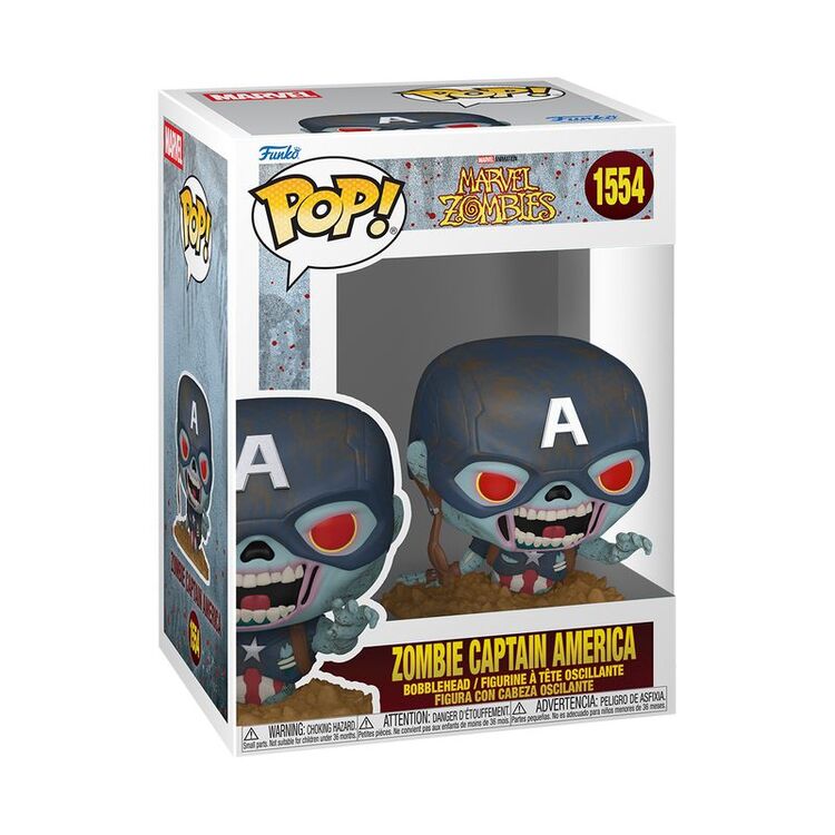 Product Funko Pop! Marvel Zombies - Zombie Captain America image