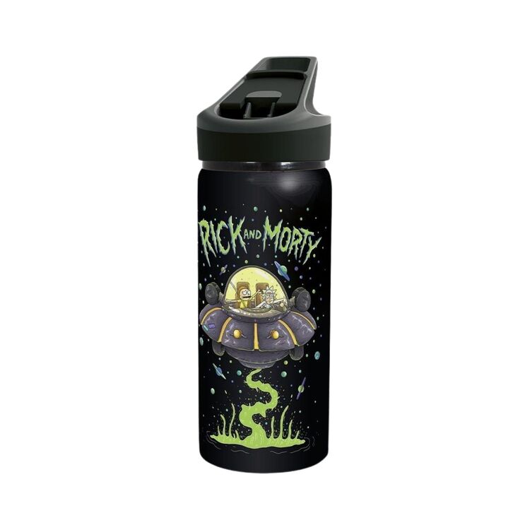 Product Premium Aluminium Bottle Rick and Morty image