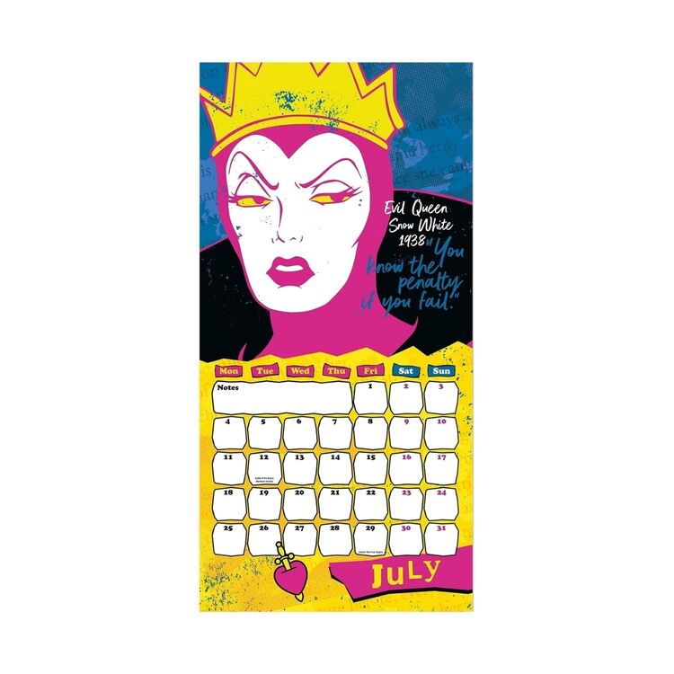 Product Calendar Disney Villains Square 2022 image