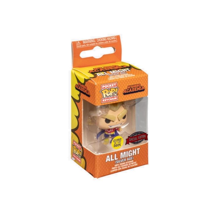 Product Funko Pocket Pop! My Hero Academia All Might Silver Age (gitd) image