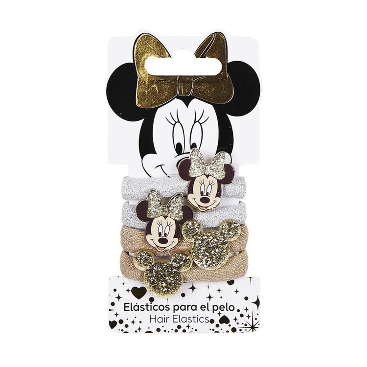 Product Minnie Set Of 4 Elastic Hair Accessories image