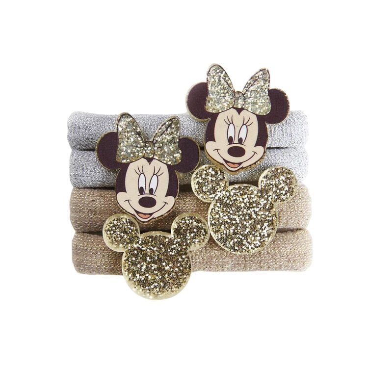 Product Minnie Set Of 4 Elastic Hair Accessories image
