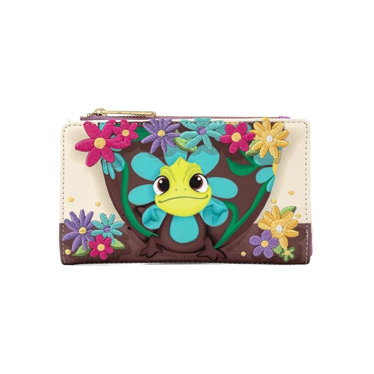 Product Loungefly Disney Tangled Pascal Flower Flap Wallet image