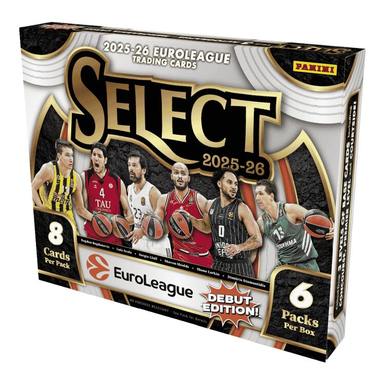 Product Panini 2025-2026 Select Eurolegue Basketball Hobby Box image