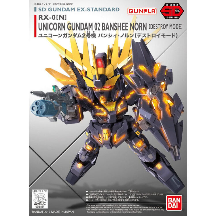Product Gundam EX-Standard 015 Unicorn 02 Banshee Norn (Destroy M.)-Model Kit image