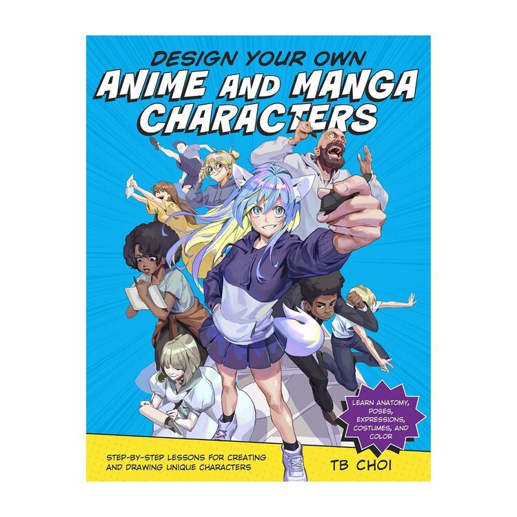 Product Design Your Own Anime and Manga Characters  Step-by-Step Lessons image