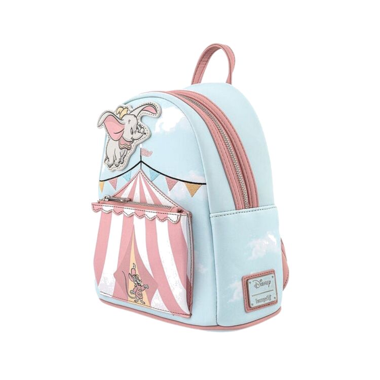 Product Loungefly Disney Dumbo Flying Circus Tent Mini Backpack image