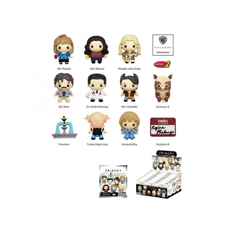 Product Φιγούρα / Μπρελόκ Friends  3D Foam Bagclip Random 1τμχ Τυχαία Επιλογή image