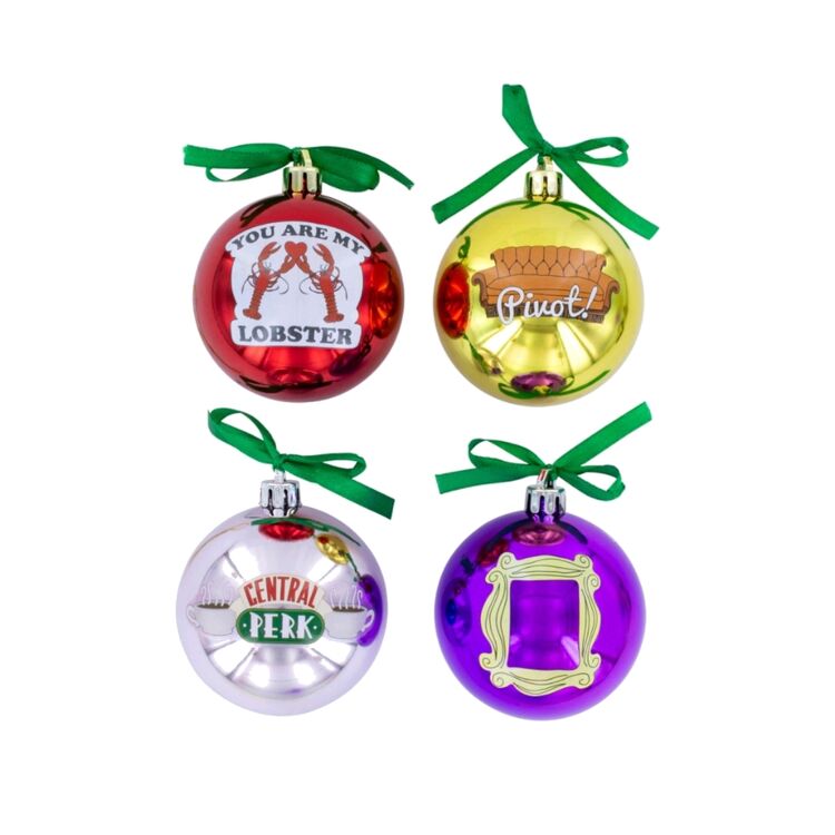 Product Set of 4 Friends Tree Decorations image