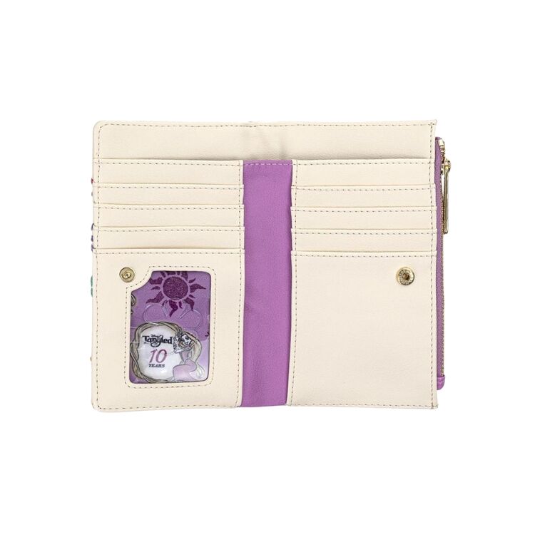 Product Loungefly Disney Tangled Pascal Flower Flap Wallet image