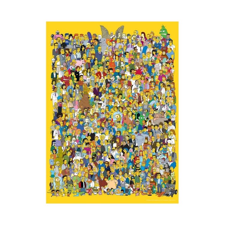 Product Simpsons Jigsaw Puzzle Cast of Thousands image