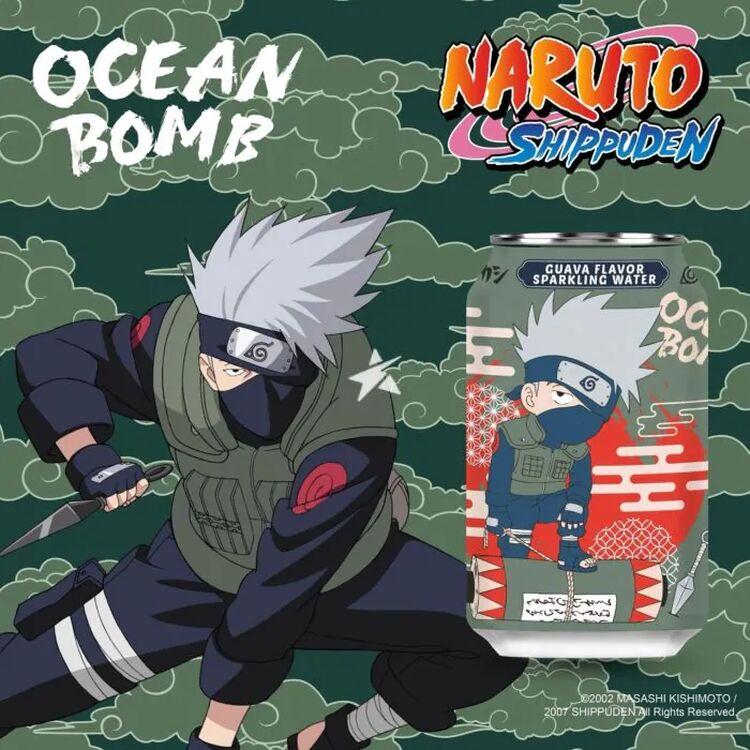 Product Ocean Bomb Naruto Kakashi Guava Flavor image