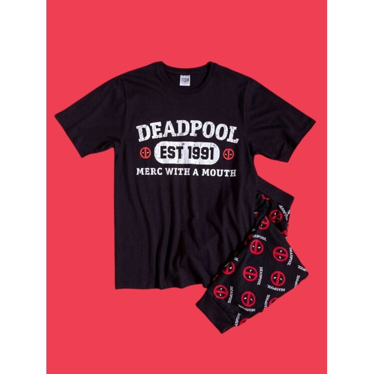 Product Marvel Deadpool Black Pyjama image