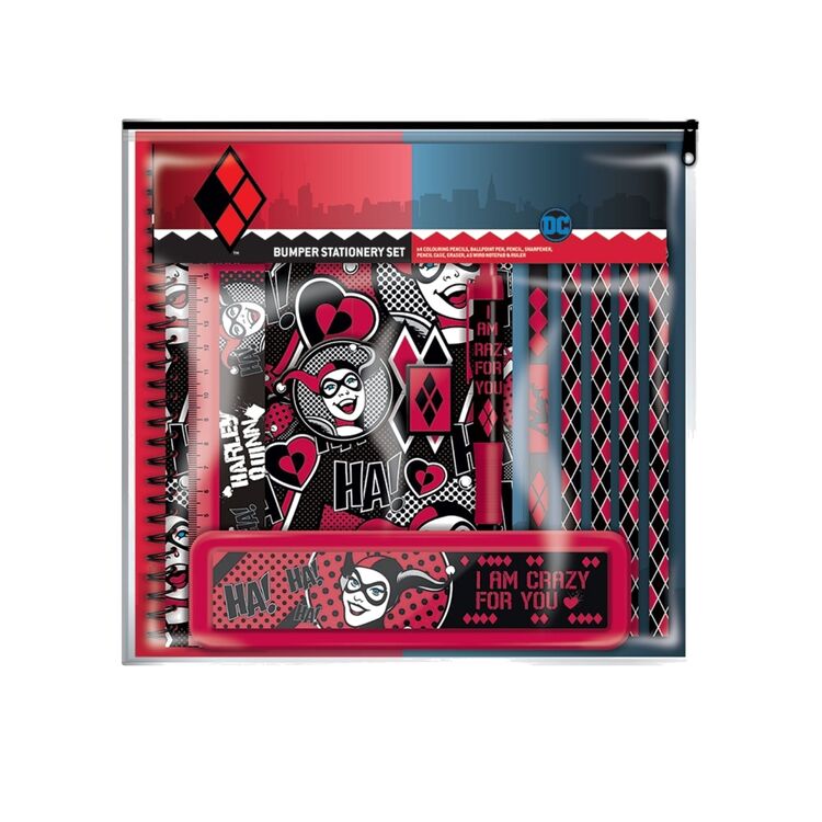Product DC Comics Harley Quinn (I Am Crazy For You) Bumper Stationery Set image