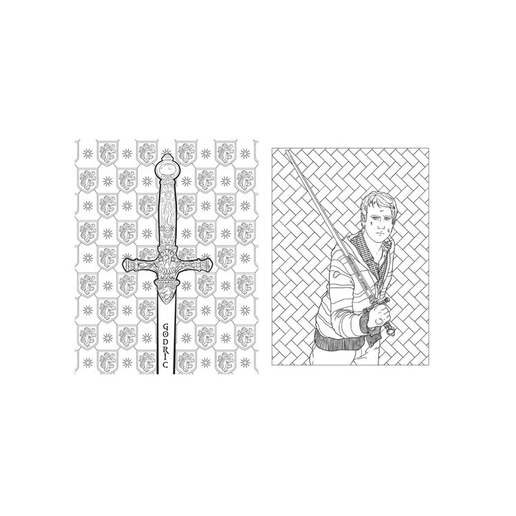 Product Harry Potter Magical Artefacts Colouring Book 4 image