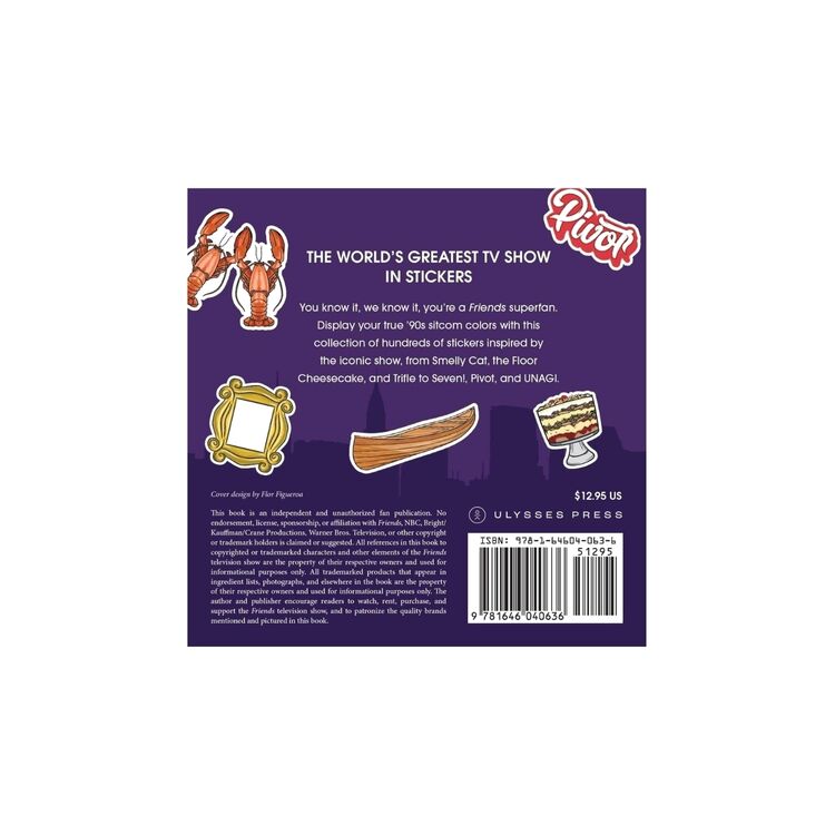 Product Friends The One With All The Stickers : An Unofficial Sticker Book for Fans of Friends image