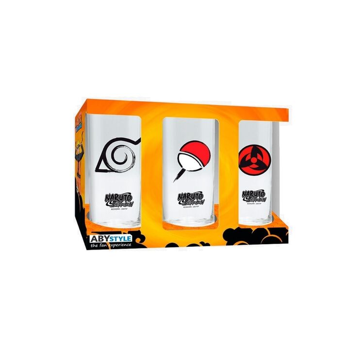 Product Naruto Set Of 3 Glasses image