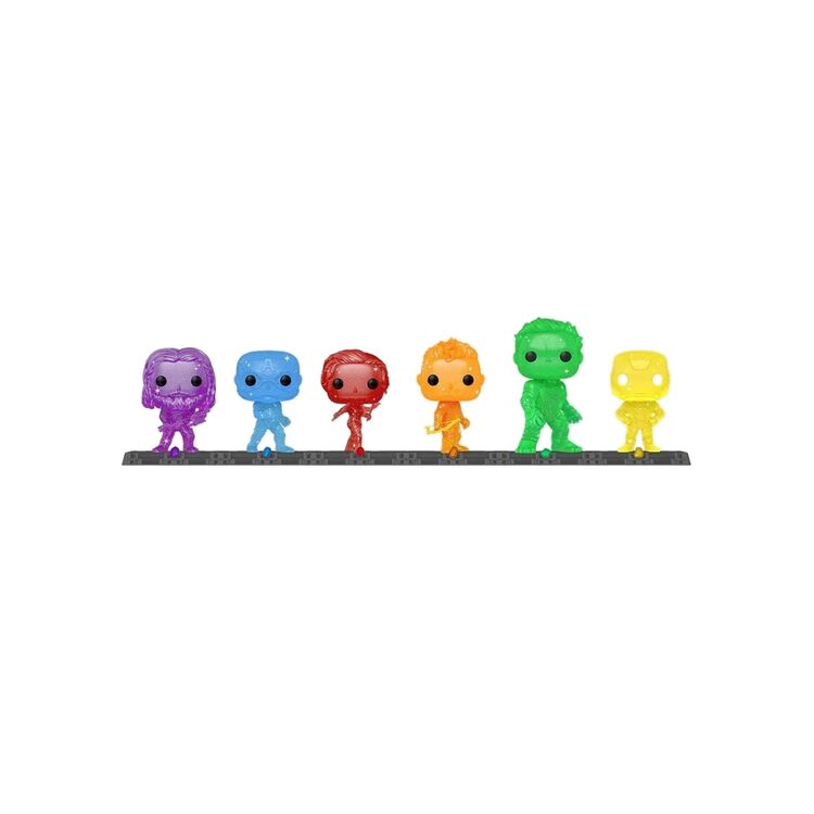 Product Φιγούρα Funko Pop! Avengers 4: Endgame - The Avengers Infinity Stones Artist Series 6-Pack with Collector Base (Special Edition) image