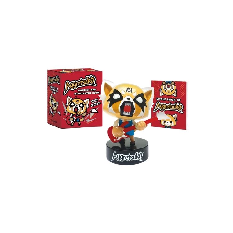 Product Aggretsuko Figurine and Illustrated Book : With Sound! image