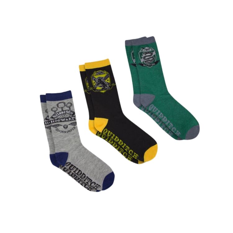 Product Harry Potter Quidditch Hogwarts Socks Set of 3 image