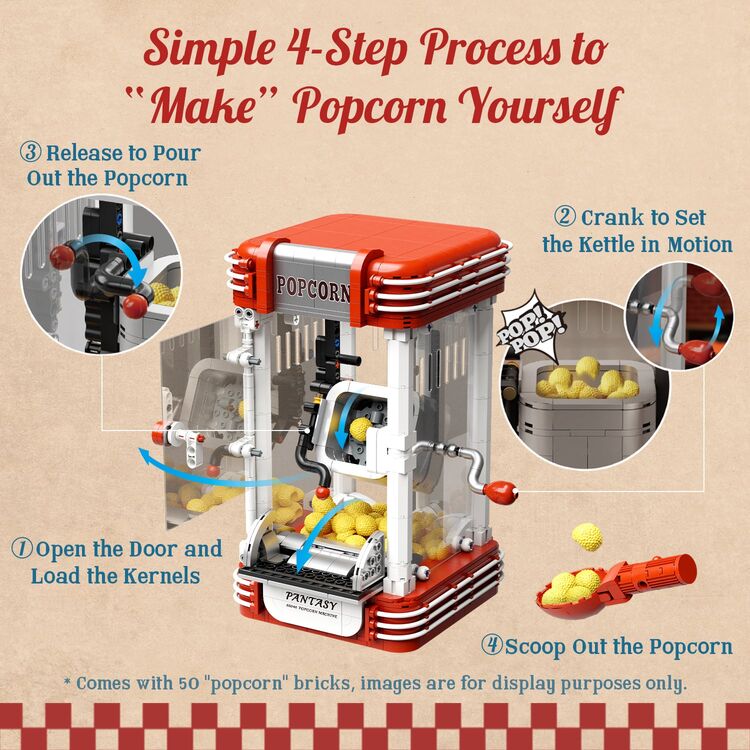 Product Pantasy Radio  Popcorn Machine Building block image