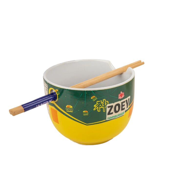 Product Μπολ Για Ράμεν Με Chopsticks K Pop Demon Hunters  Zoey Hamburger image
